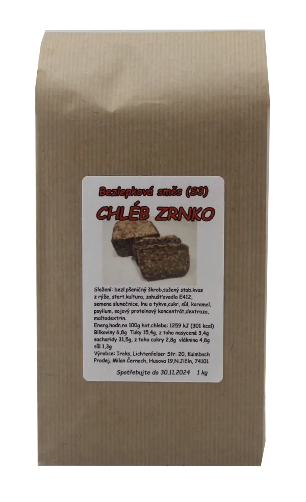 Bezlepková směs ZRNKO 1kg