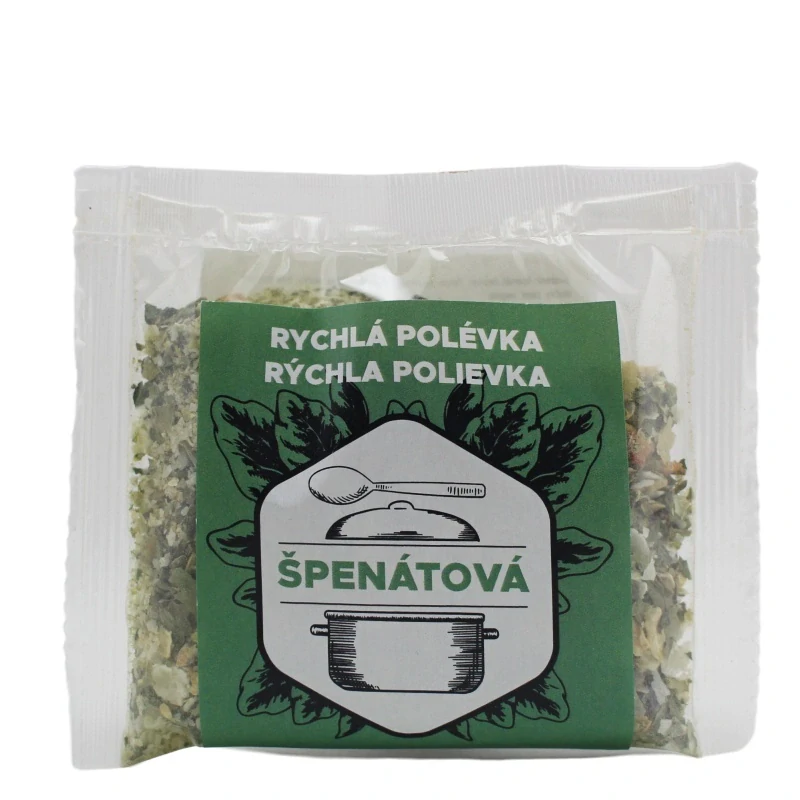 Polévka rychlá špenátová