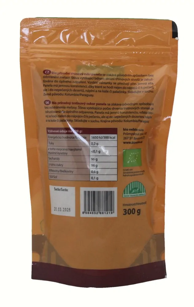 Třtinová panela 300g
