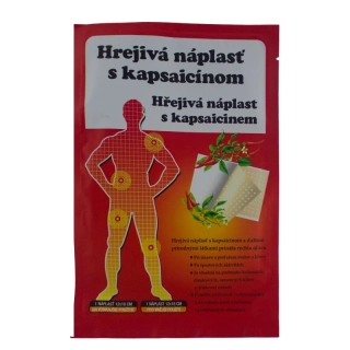 Hřejivá náplast s kapsiacinem